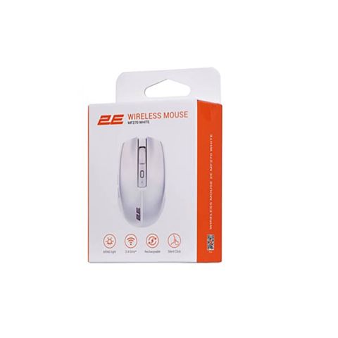 2E MF270 Silent Rechargeable WL White Mouse 2E-MF270WWH — Bakı