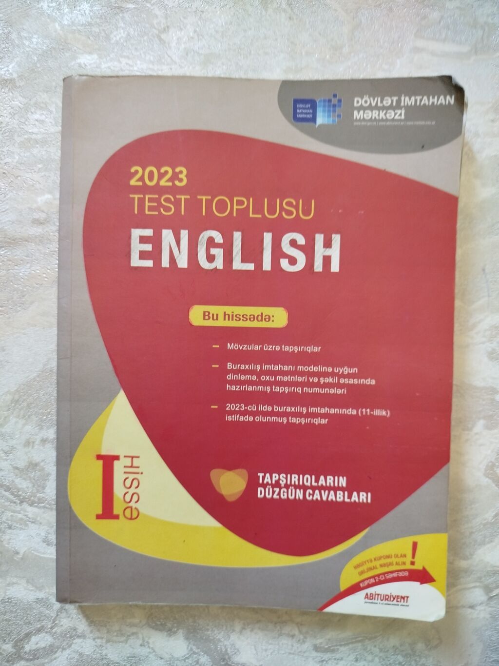 İngilis dili Testlər 11-ci sinif, Anar İsayev, DİM, 1-ci hissə, 2024 il — Kitablar, Digah (6)