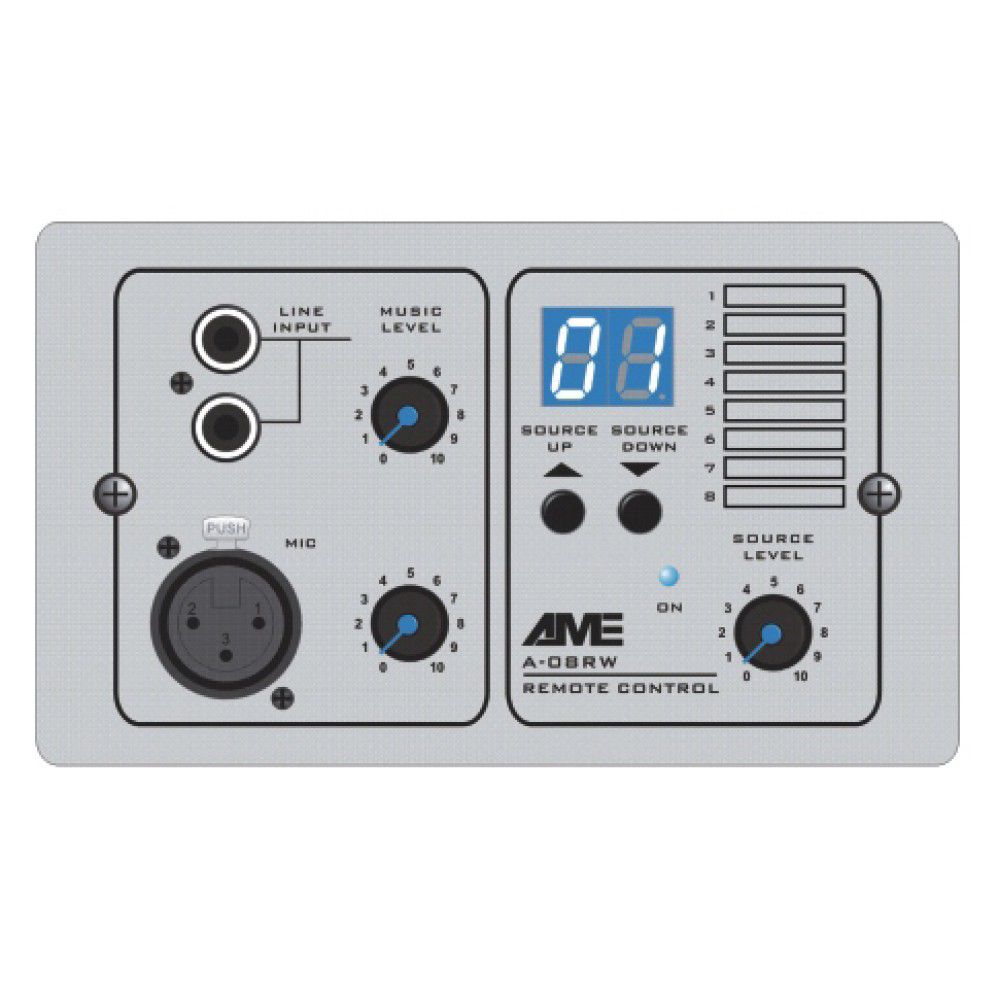 Remote Control with Audio Input Module A-08RW — Mallar, Bakı