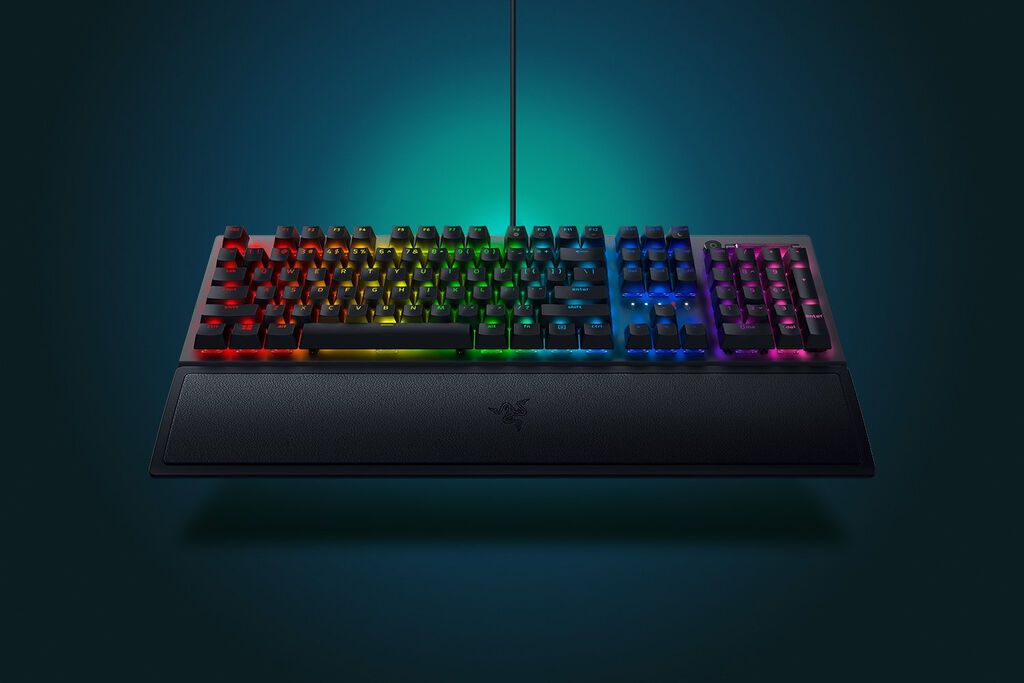 Məhsul: RGB işıqlanmalı tam ölçülü oyun klaviaturası (rəqəm bloku və — Klaviaturalar və siçanlar, Xırdalan (5)