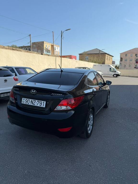 Hyundai Accent, 1.6 L, 2012 il, 159 000 km 90-NZ-791 — Avtomobillər, Bakı (4)