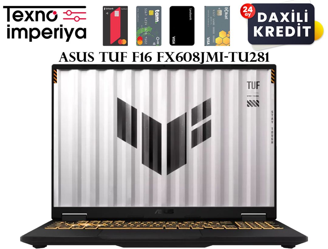 Asus tuf F16 FX608JMI-TU281 90NR0NB1-M00JR0 — Noutbuklar, Bakı (3)