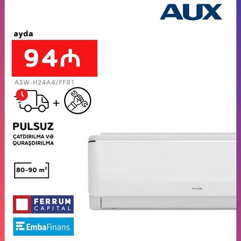 Kondisioner "AUX ASW-H24A4/FFR1/R1 24000 BTU" — Bakı