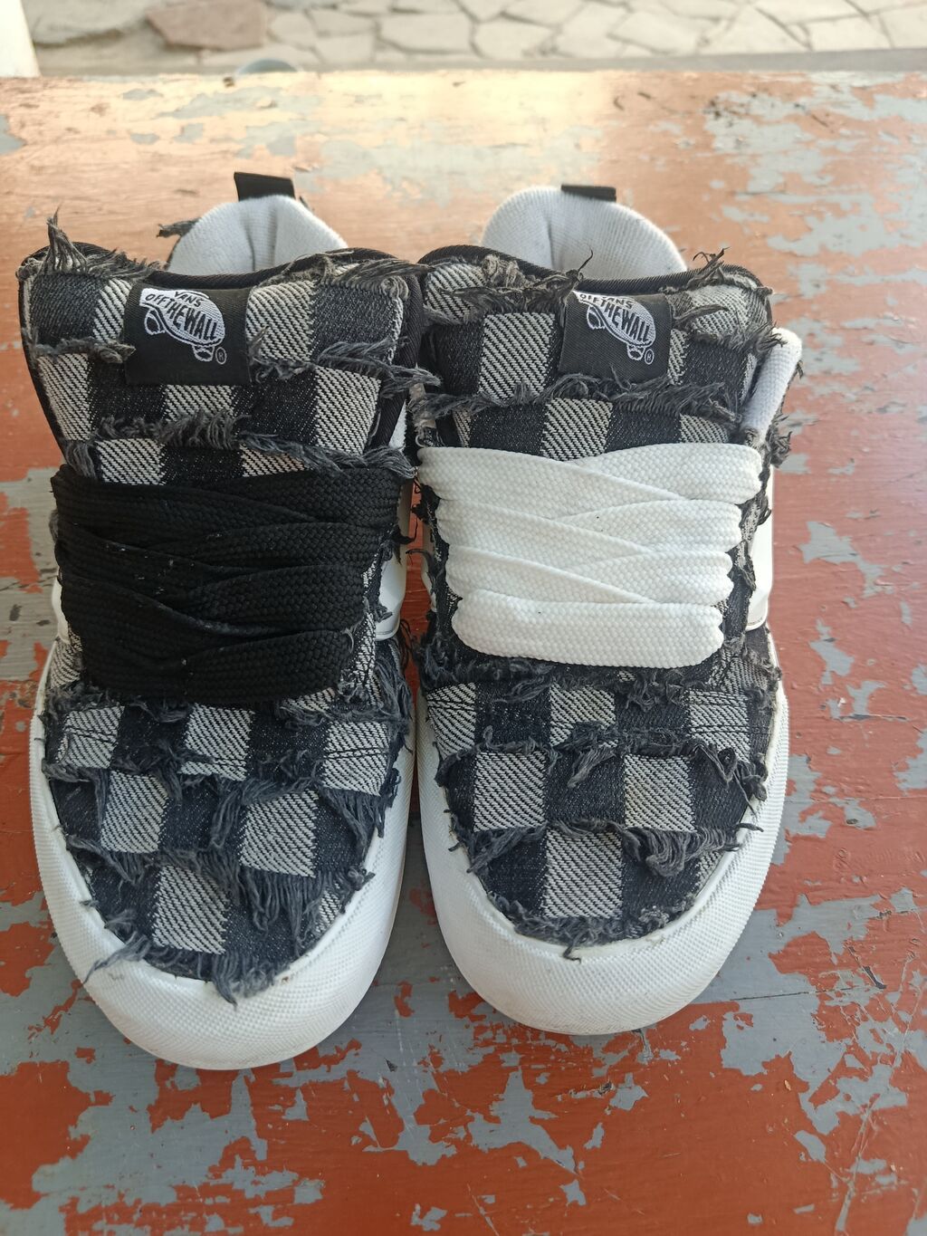 Vans “Off The Wall” üslubunda skeytbord tipli krossovkalar. - Rəng və — Krossovkalar, Digah (2)
