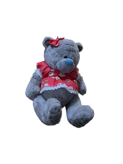 Yumşaq oyuncaq FSY-12161, peluş, çəhrayı/boz, 10 sm — Bakı