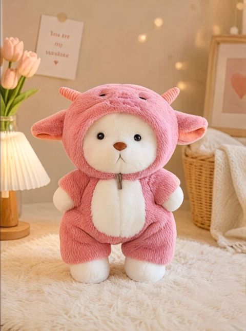 Puffy Teddy çəhrayı NP17 — Bakı
