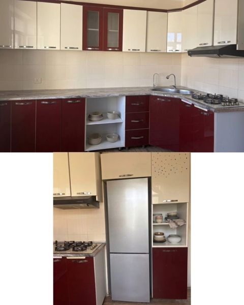 Endirim. satilir. Metbex mebeli 4.50 sm. Uzerinde qaz moyka — Digah