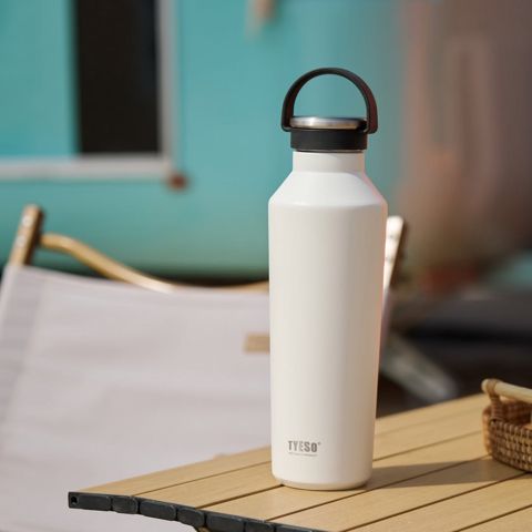 Termo butulka Tyeso, paslanmayan polad, ağ, 750 ml — Bakı