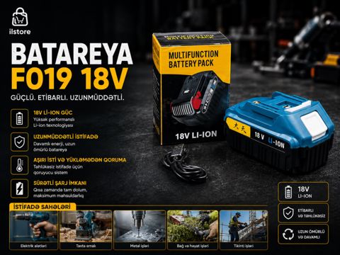 Batareya F019 18V — Bakı