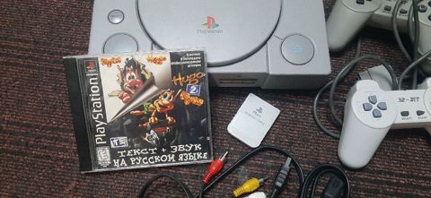Sony PlayStation 1 (SCPH-5502) – PAL versiyası Komplekt: - Konsol — Bakı