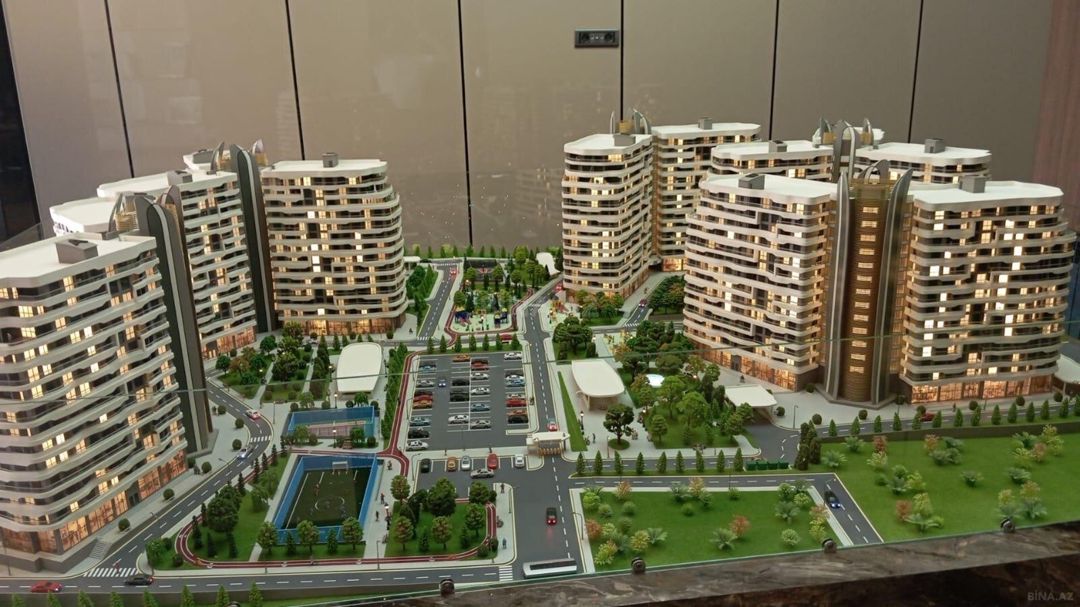 Satılır 3 otaqlı yeni tikili 116.3 m² — Mənzil, Bakı