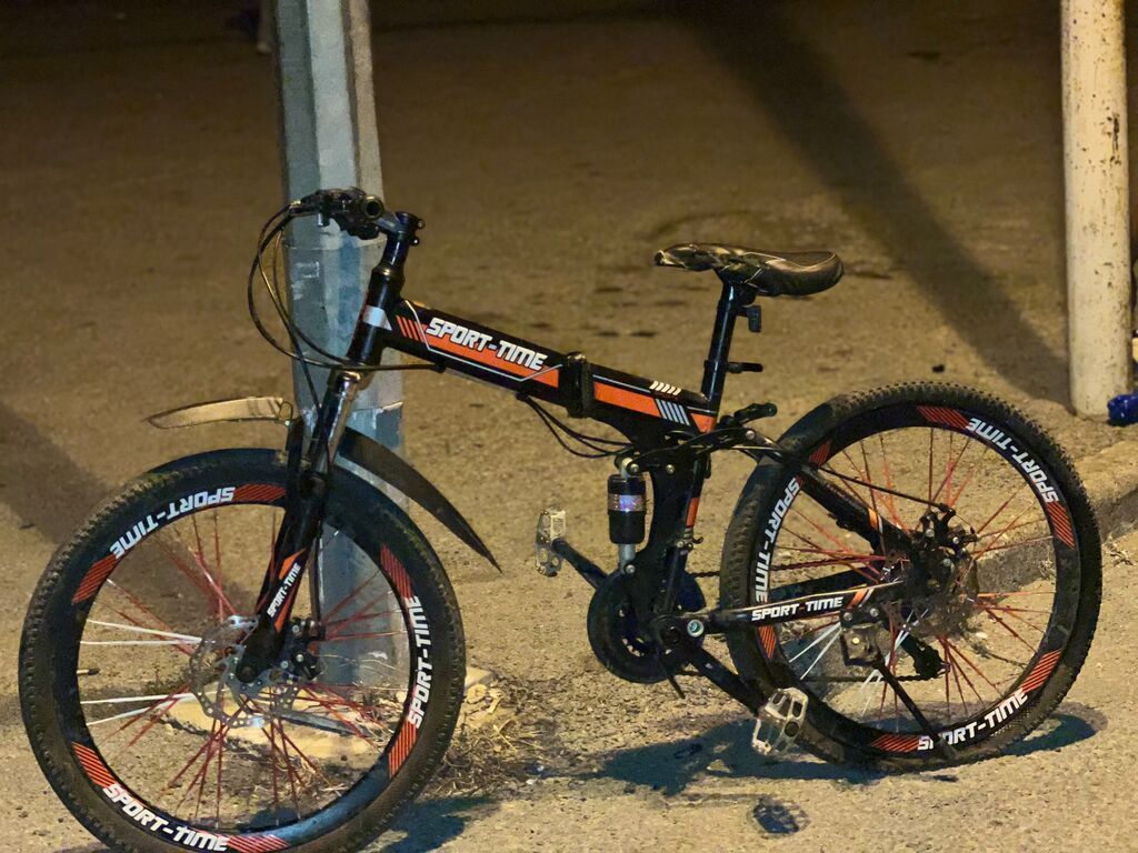 Sport-Time dağ velosipedi - Çərçivə: qatlanan, yüngül ərintidən — Dağ velosipedləri, Bakı (3)