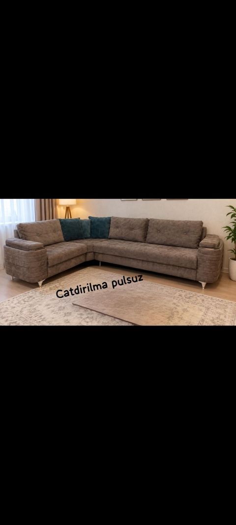 Künc divan, İşlənmiş, Açılan, Bazalı, Çatdırılma yoxdur — Bakı