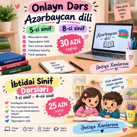 Repetitor işi axtarıram — Job search