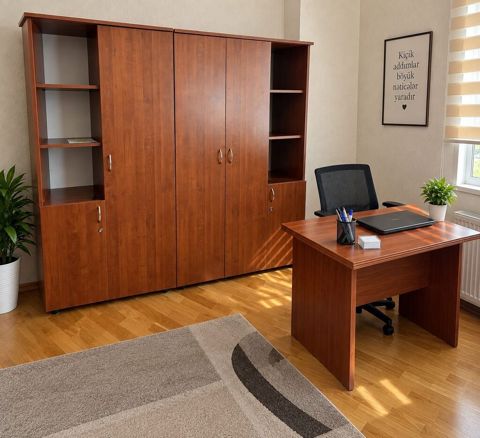 Ofis ucun dolab ve masa. Dolab 120 masa 40 azn Normal veziyyetde — Bakı