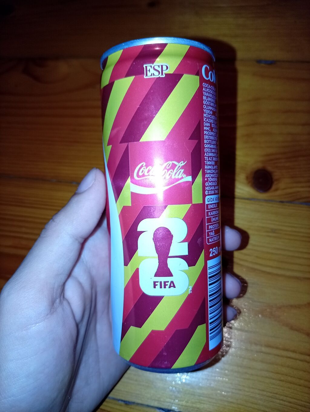 Məhsul: Coca‑Cola 250 ml – Fıfa 2026 tematik kolleksiya qabları — Qida məhsulları, Bakı (3)