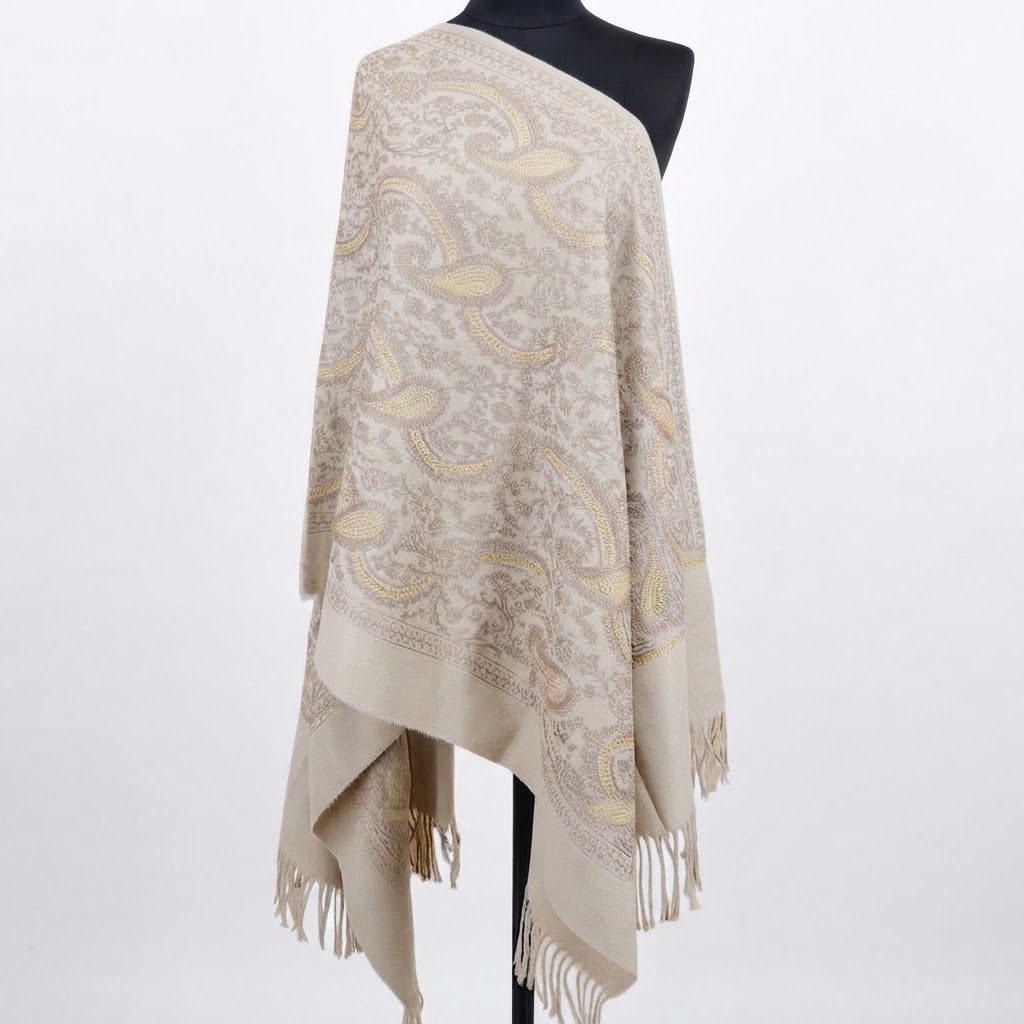 Şərf 6271, kəşmir, bej, 100x72 sm — Mallar, Bakı