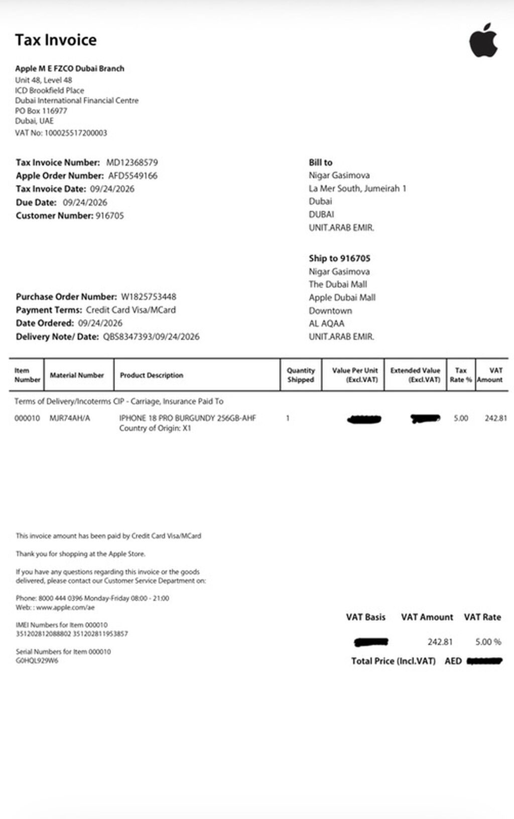 IPhone 13 Pro, 256 GB, Bordo, Face ID — Apple iPhone, Bakı (3)