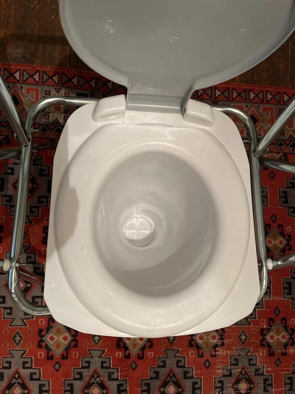 İşdənməmiş Taşınan tualet kreslosu – Taises (Peppes Plastic) — Sanitar kresloları, Gəncə (2)