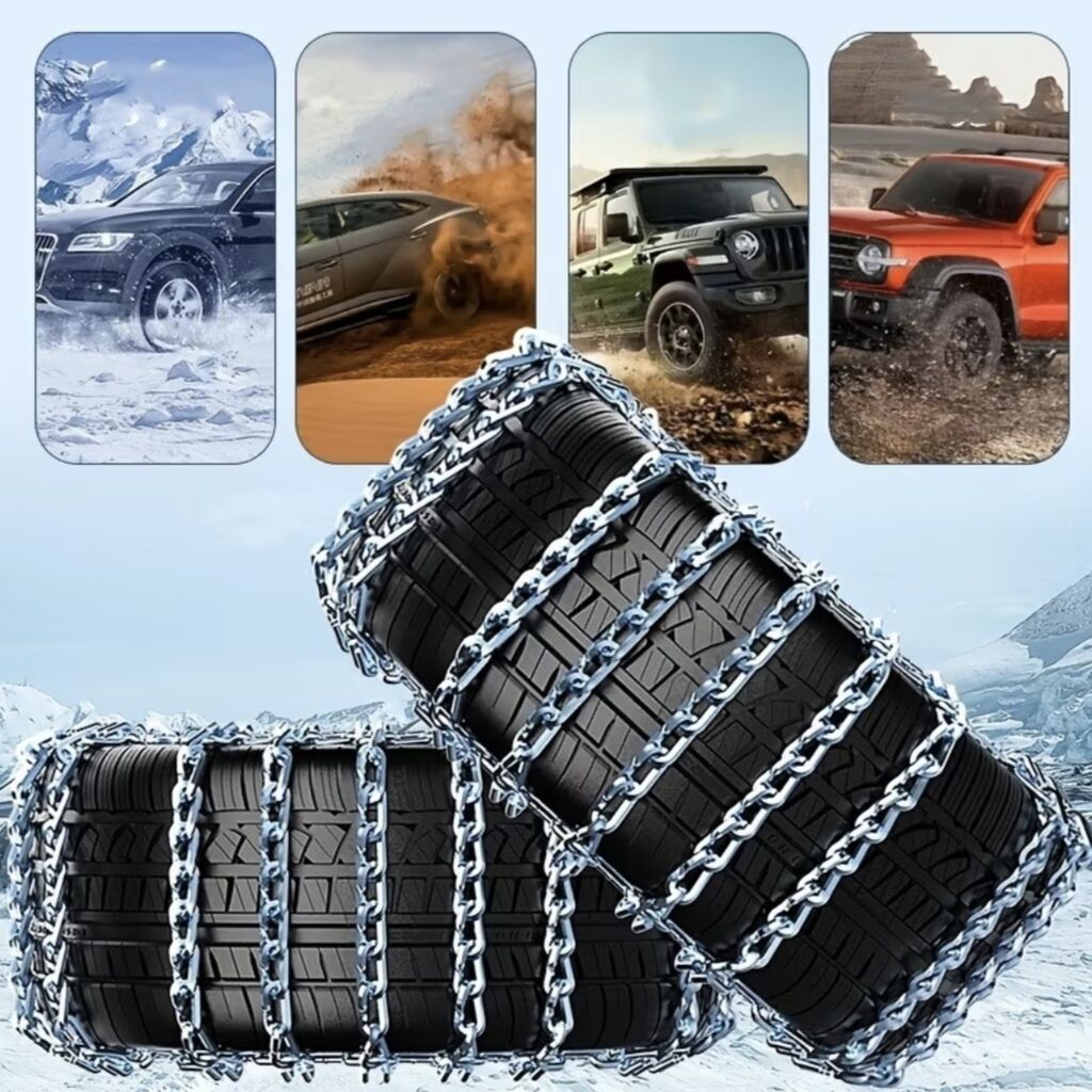 Avtomobil üçün universal qar və buz zəncirləri – cüt - Yüksək — Təkər aksesuarları, Bakı (7)