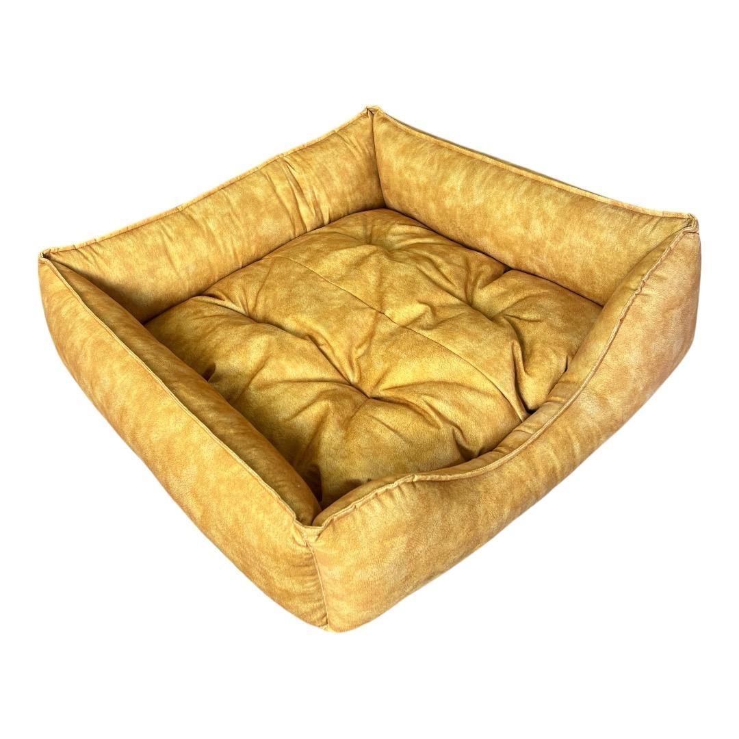 Orta cins itlər üçün taxt-döşək Zoomir, narıncı, 75x75x22 sm — Mallar, Bakı (2)