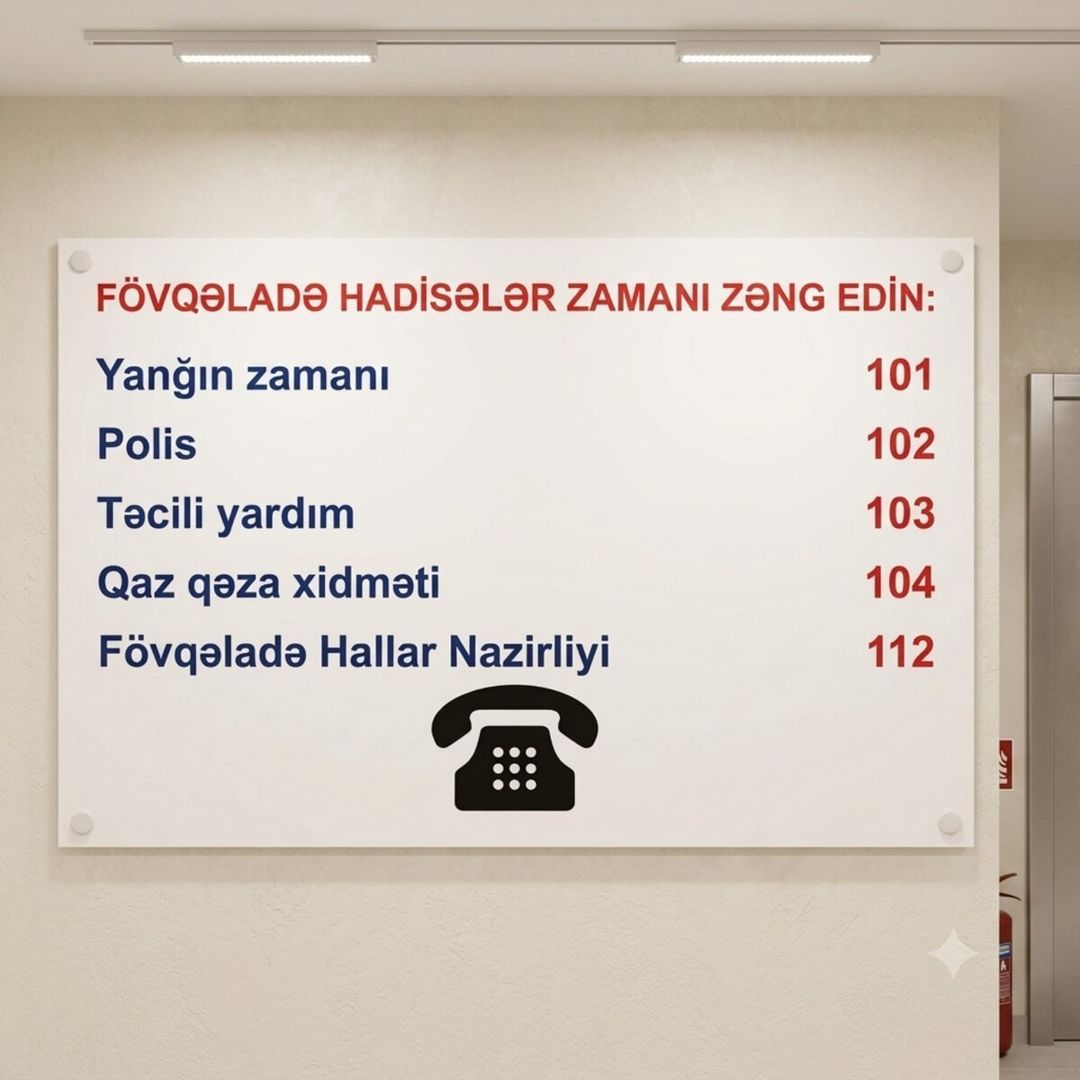 Məlumat lövhələri — Biznes və avadanlıq, Bakı (8)
