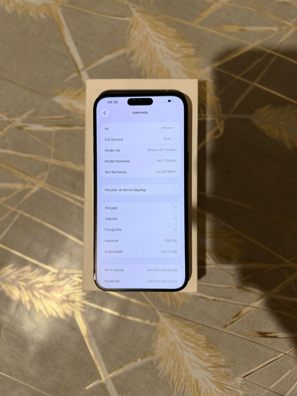 IPhone 15 Pro Max, 256 GB, Black Titanium, Simsiz şarj, Face ID — Apple iPhone, Bakı (9)
