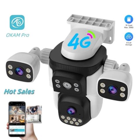 4G Sim kartlı FHD kamera 12MP/4K+64GB — Bakı