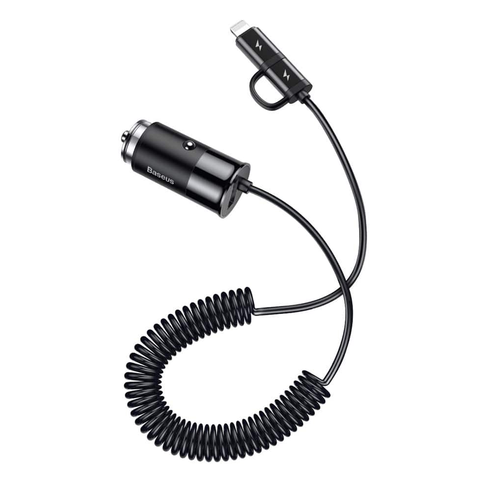 Avtomobil Şarj cihazı iP+Type-C+USB Baseus Enjoy Together CCALL-EL01 — Mallar, Bakı (2)