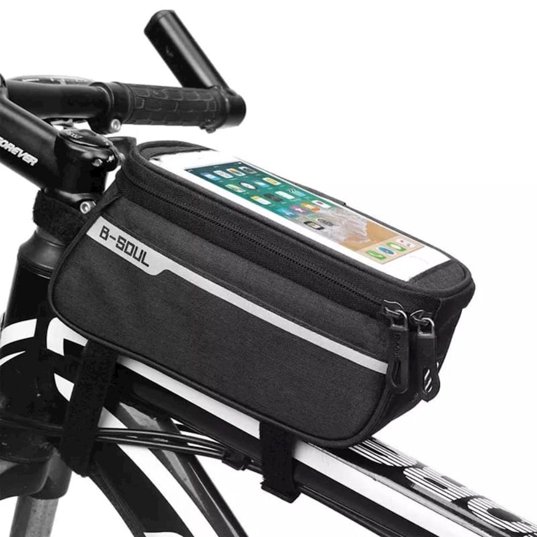 Velosiped çantası telefon tutacağı ilə B-Soul BS-0100, qara — Mallar, Bakı