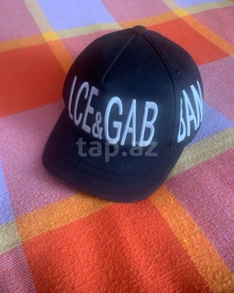 Kepka, Dolce & Gabbana, İşlənmiş, rəng - Qara, One size — Bakı
