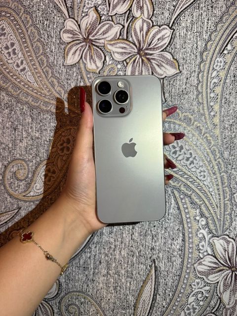 Apple iPhone 15 Pro Max Natural Titanium 256GB/8GB — Bakı