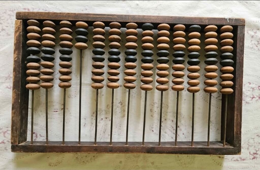 Винтажные советские деревянные счёты Vintage Soviet Wooden — Ofis malları, Bakı (2)