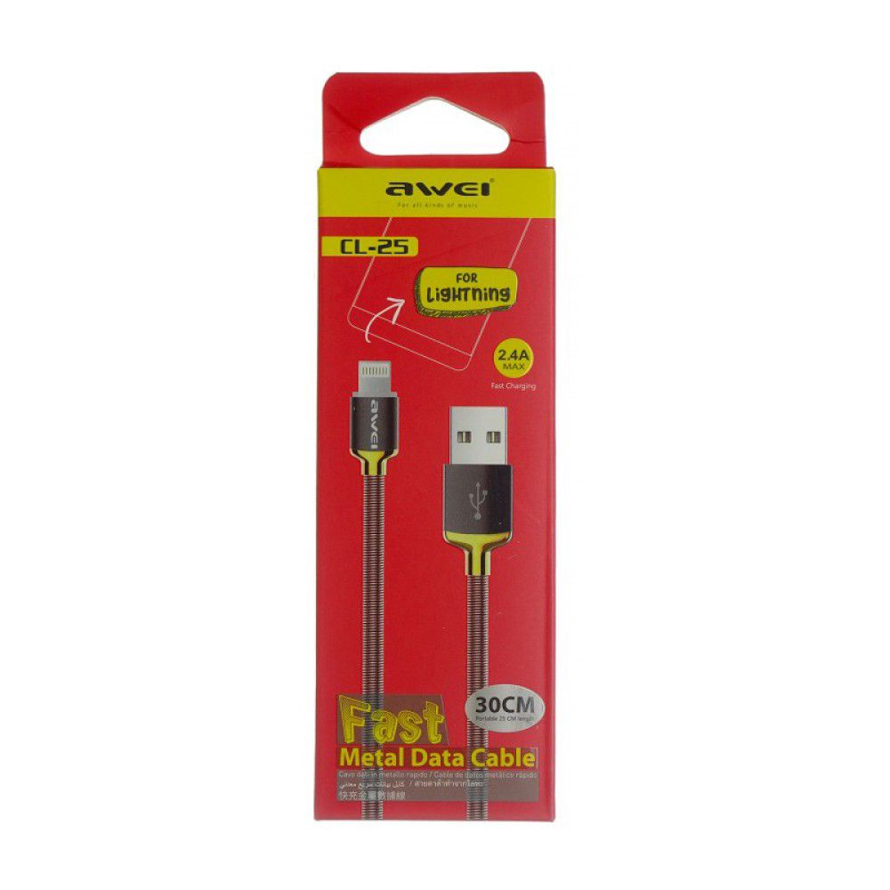 Lightning iPhone to USB Kabel Aweı CL-25 — Mallar, Bakı (3)