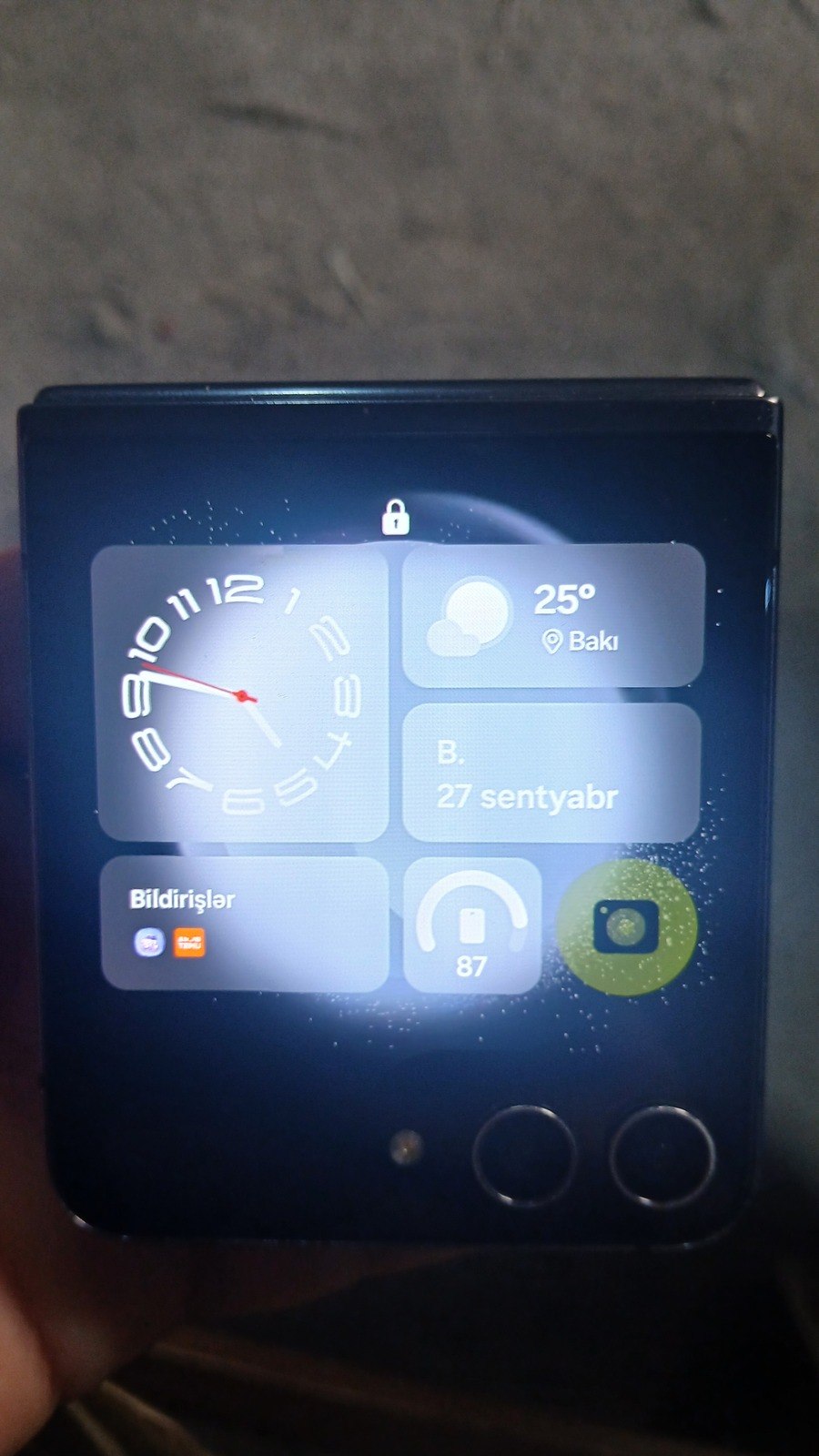 Samsung Galaxy Z Flip 5 Green 256GB/8GB — Smartfonlar, Bakı (3)