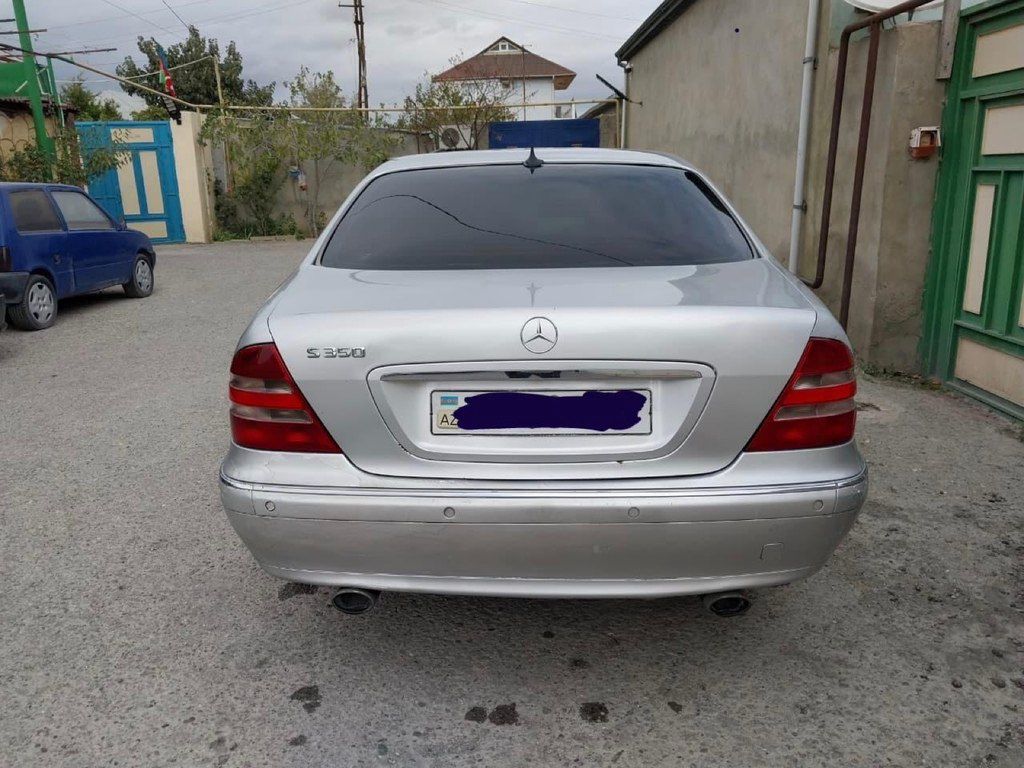 Mercedes S 320, 3.2 L, 1999 il, 250 000 km — Avtomobillər, Bakı (4)
