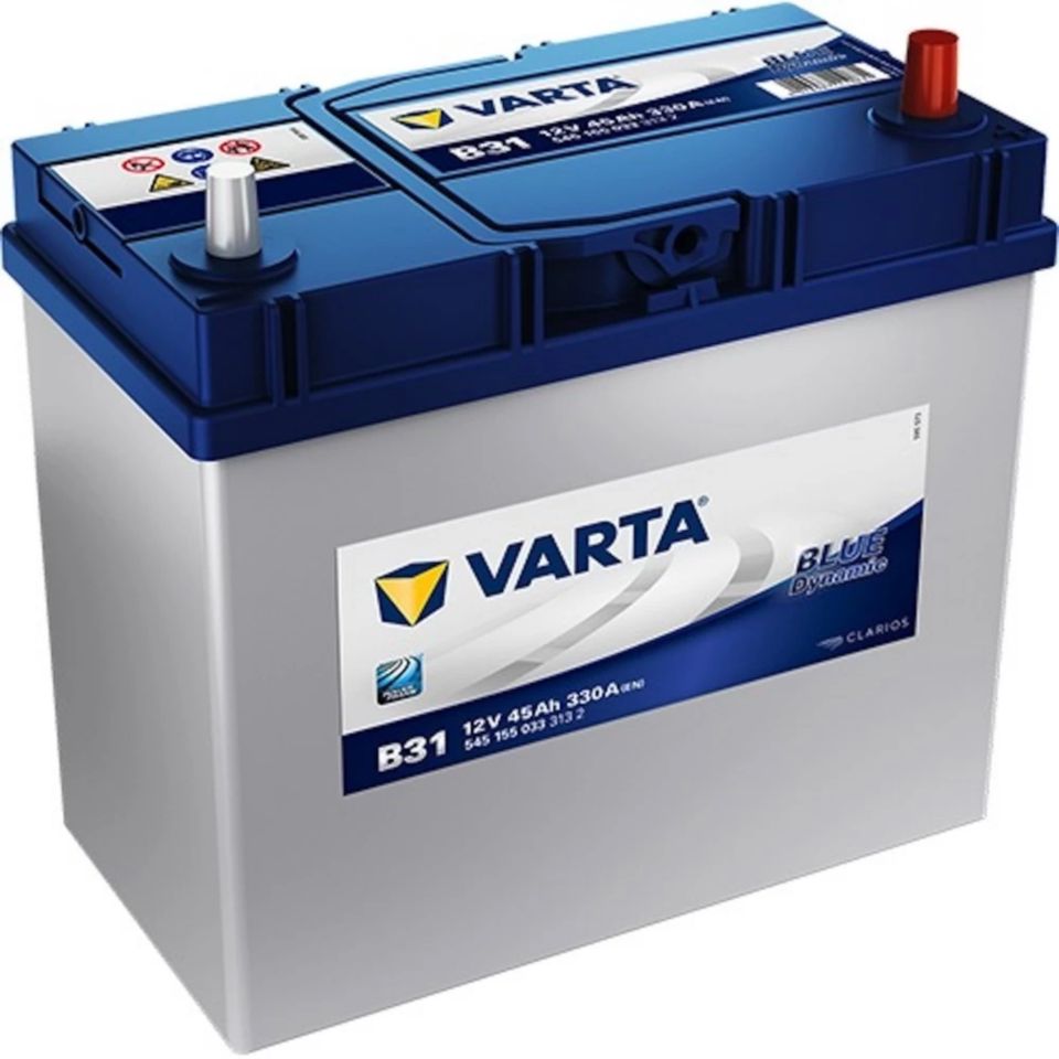Varta 45 AH B 31 R+ Asia Blue Dynamic — Akkumulyatorlar, Bakı