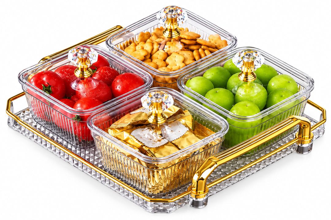 Çərəz qabı dəsti, 100 ml, akril, 22x22 sm — Mallar, Bakı