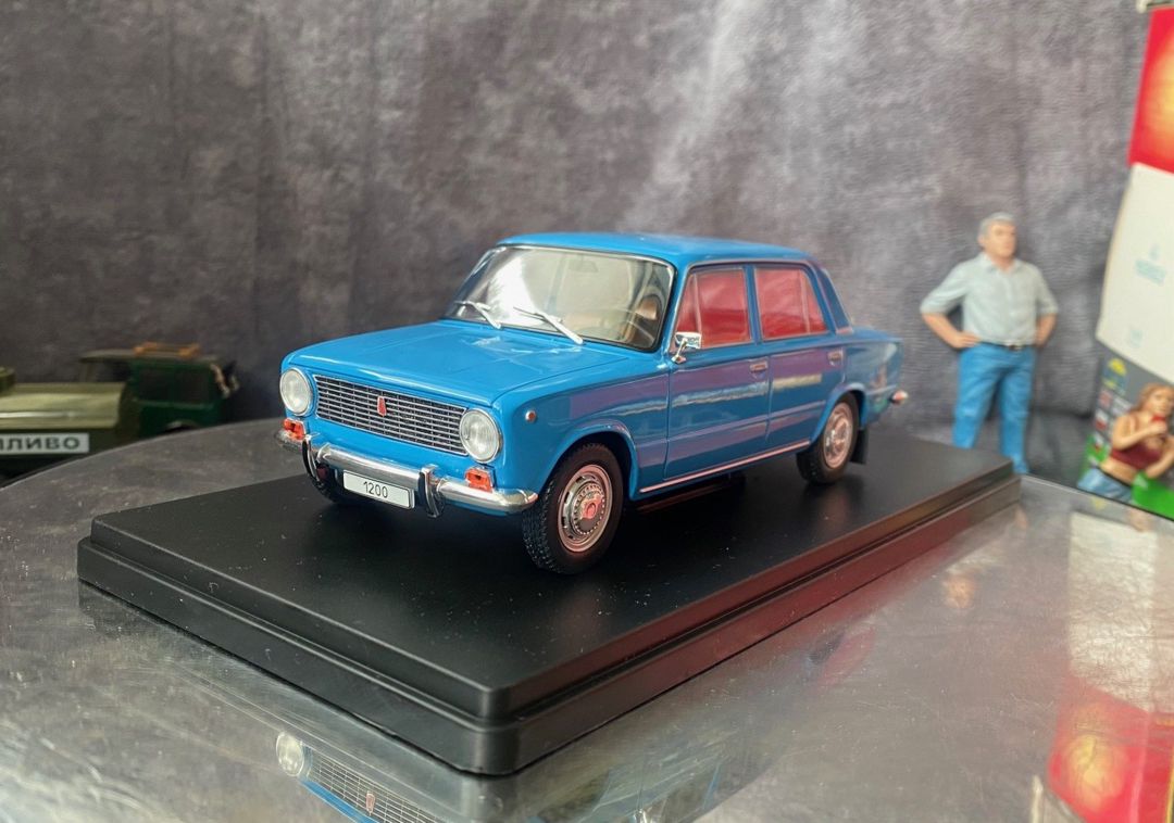 Коллекционная модель VAZ-2101 Lada 1200 blue 1970 — Kolleksiyalar, Bakı (6)