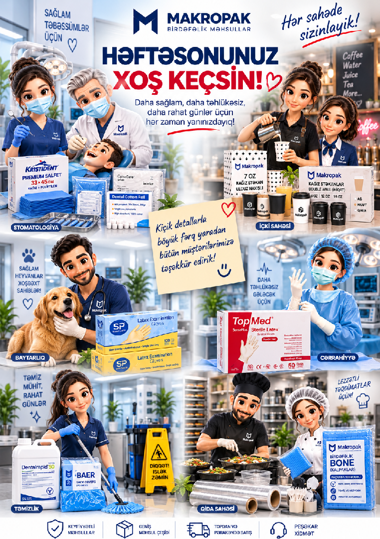 Birdəfəlik istifadə üçün gigiyenik məhsullar — Mallar