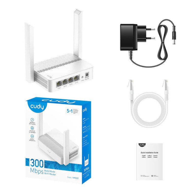 "Cudy" WR300 Wi-Fi Router 5 in 1 — Şəbəkə və server avadanlığı, Bakı (2)