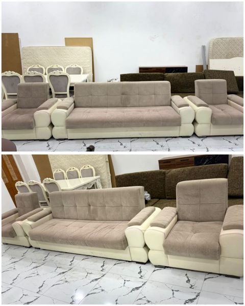 Divan kreslo dəsti satılır 250₼.açılırbazası var.Ünvan Savalan. Nika — Divanlar