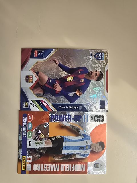 Panini World Cup 2026 Enzo Fernandez Power-Up + Araujo - lot — Bakı