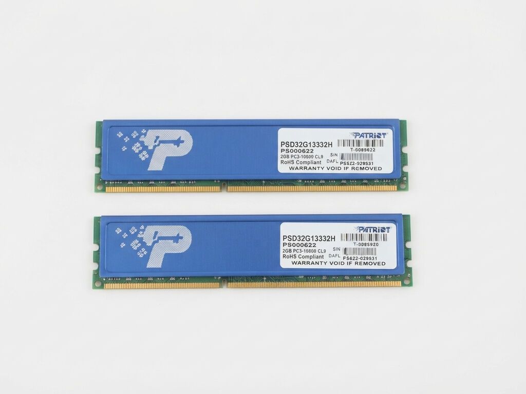 Patriot RAM 4GB DDR3 Patriot RAM 2+2=4GB DDR3 — Operativ yaddaş, Bakı (2)