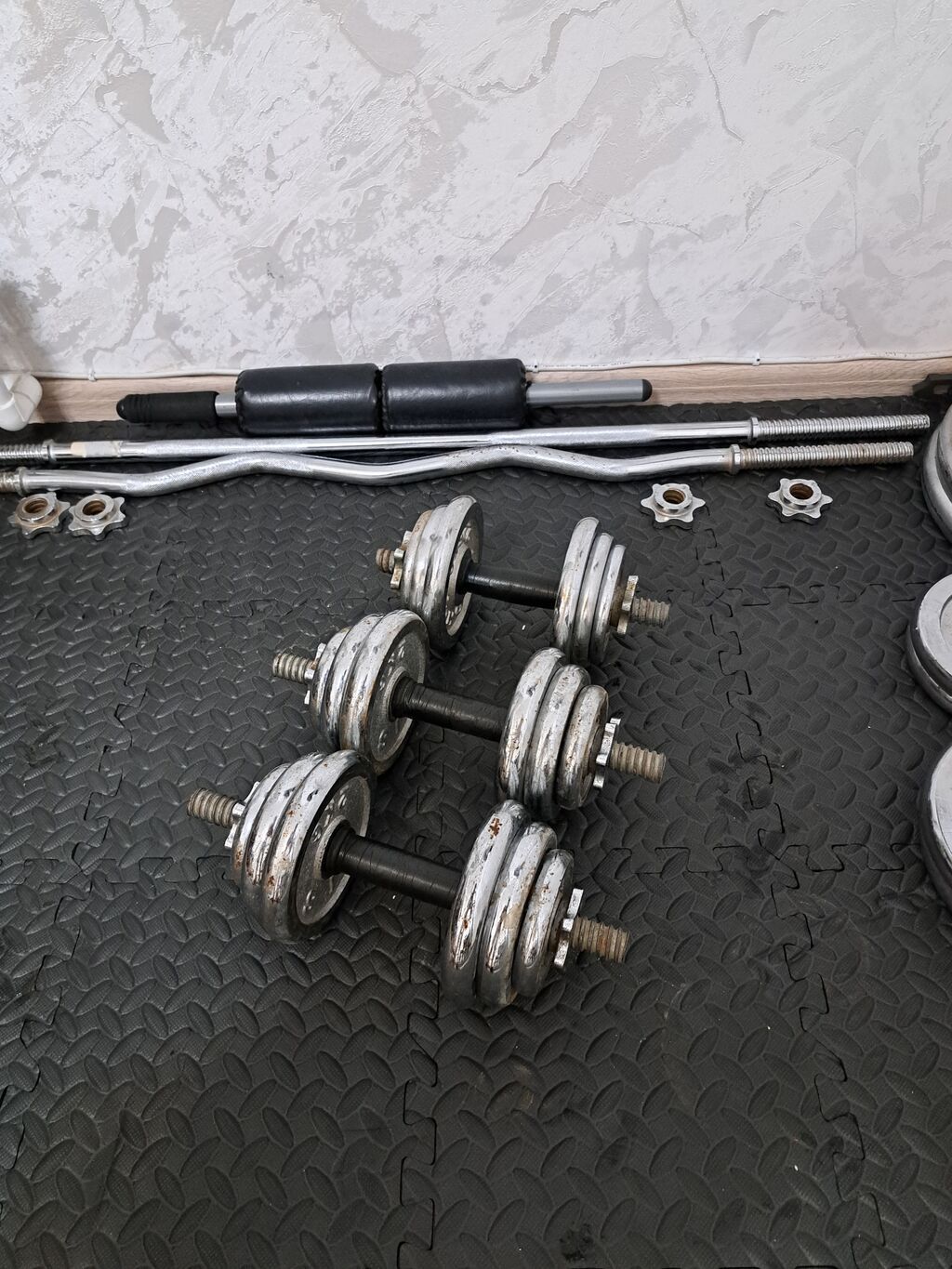 Ştanq, İşlənmiş — Dumbbellər, barbelər, diskləri, Bakı (2)