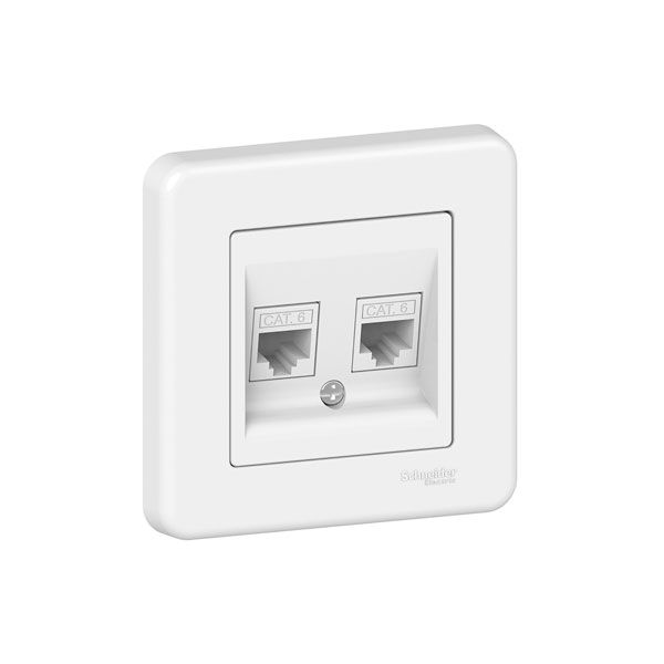 Schneider LNA4800121 Leona 2 Pin Ağ Çərçivə RJ45 CAT6 UTP — Mallar, Bakı