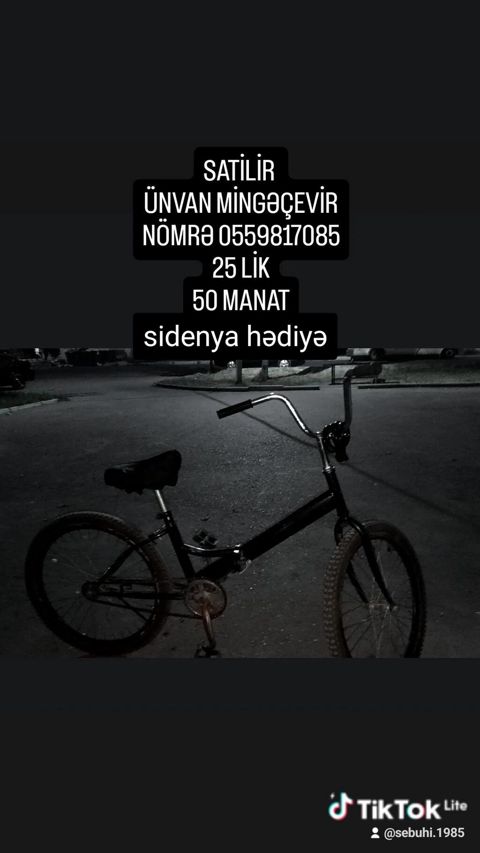 İşlənmiş İki təkərli Uşaq velosipedi Stels, 26", sürətlərin sayı: 21, Ünvandan götürmə — Mingəçevir