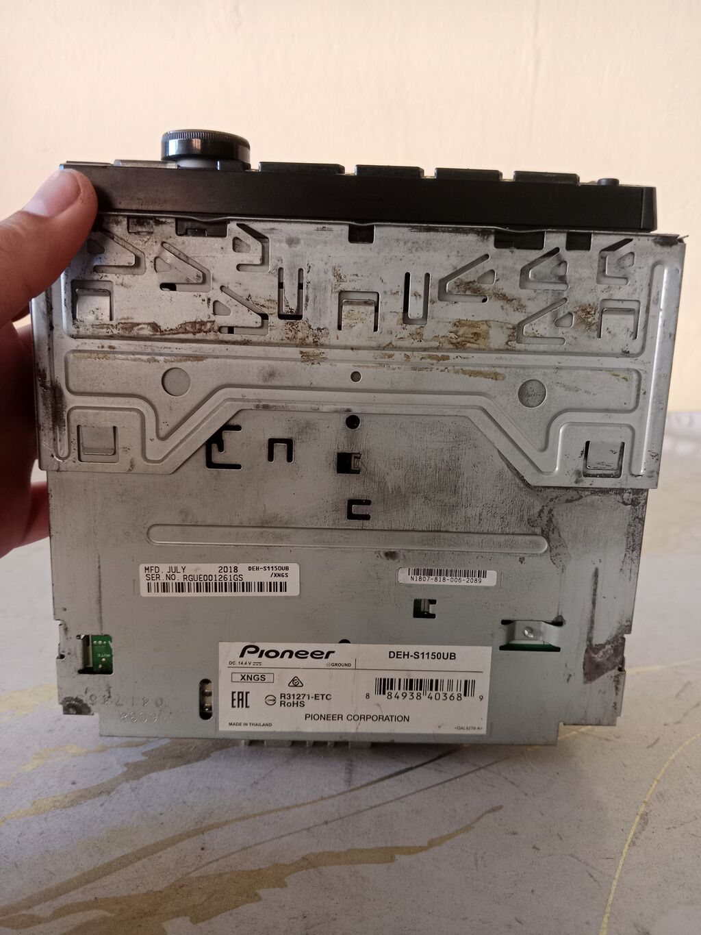 Salam 1150 satılır hər şeyi işlək aux fləş kart cd Pioneer DEH-S1150UB — Avtomobil akustikası, Bakı (2)