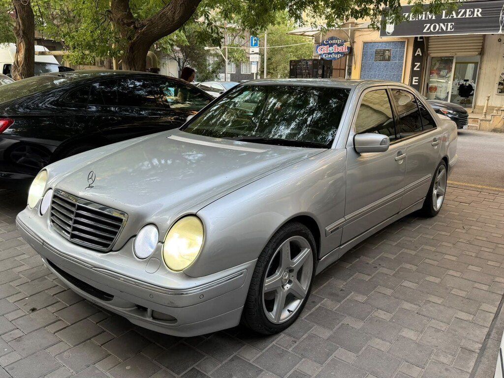 Mercedes E 320, 3.2 L, 2000 il, 450 000 km — Avtomobillər, Bakı (2)