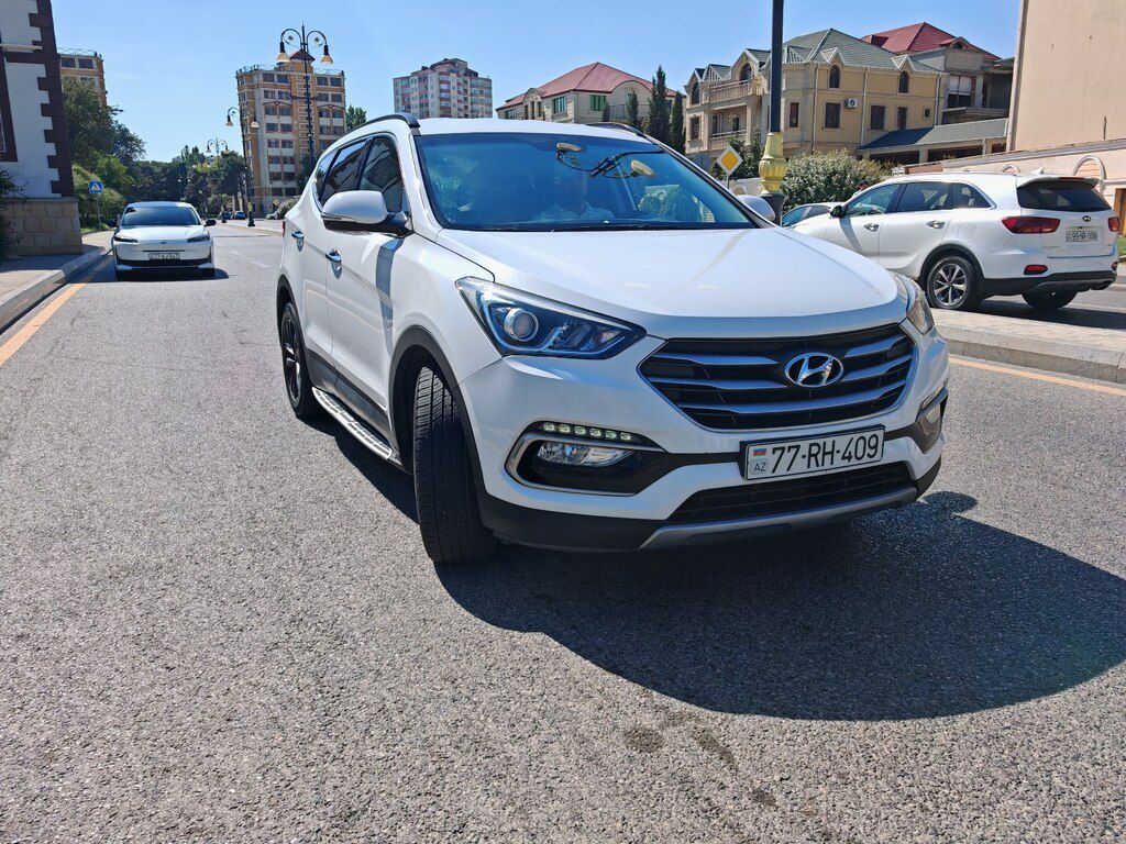 Hyundai Santa Fe, 2.0 L, 2015 il, 211 000 km 77-RH-409 — Avtomobillər, Bakı (3)
